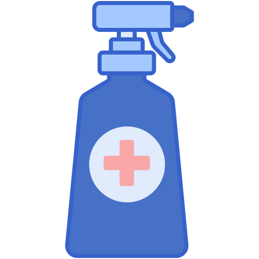 Disinfection Flaticons Lineal Color icon