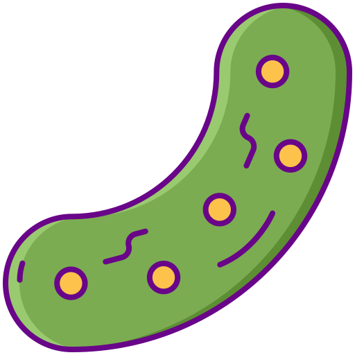 細菌 Flaticons Lineal Color icon