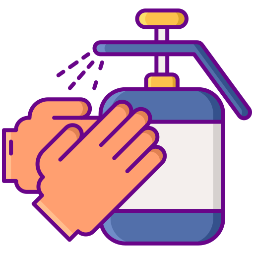 handdesinfektionsmittel Flaticons Lineal Color icon