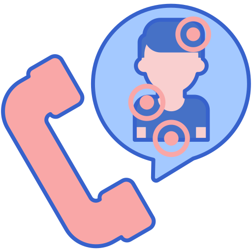 Help line Flaticons Lineal Color icon