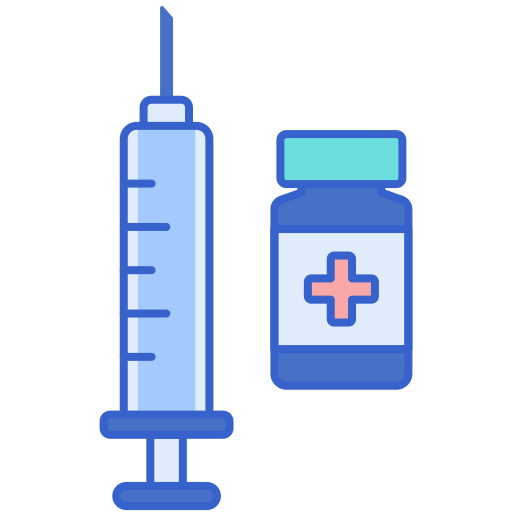 vaccin Flaticons Lineal Color icoon