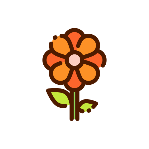 Flower Good Ware Lineal Color icon