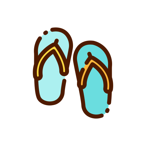 des sandales Good Ware Lineal Color Icône