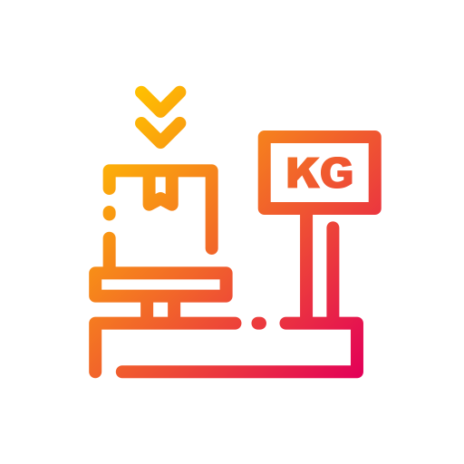 Parcel weight Good Ware Gradient icon