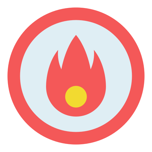 ogień Good Ware Flat ikona