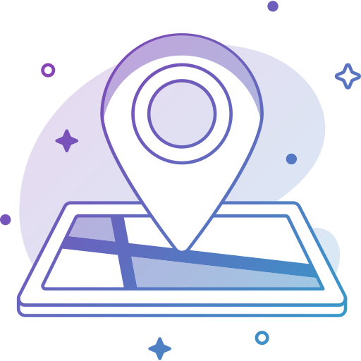 geolocalización Generic Rounded Shapes icono