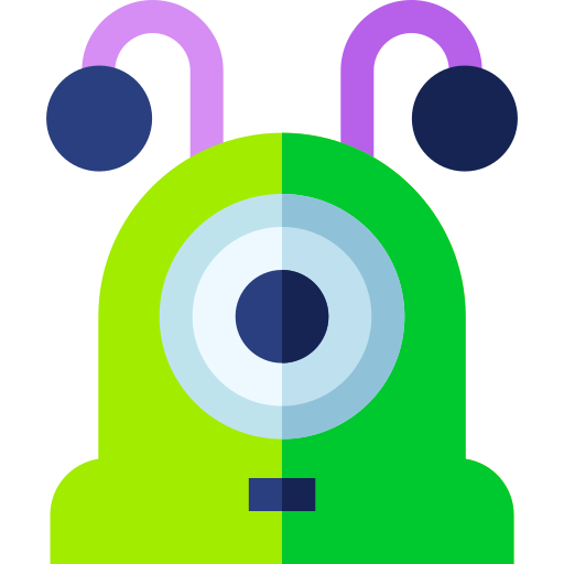 Alien Basic Straight Flat icon