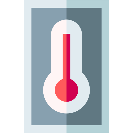 termómetro Basic Straight Flat icono