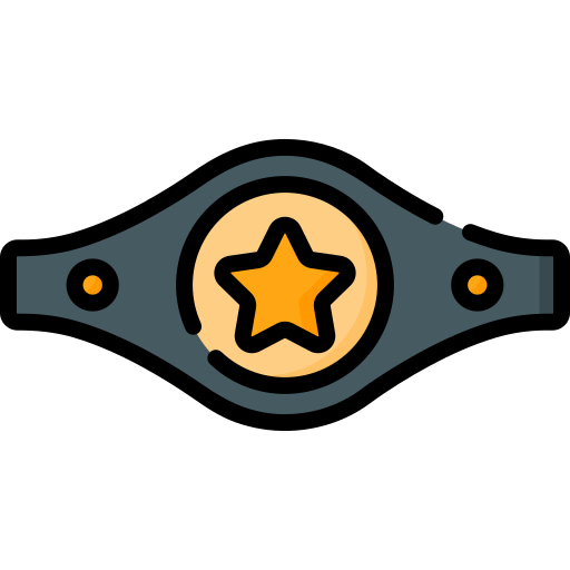 champion gürtel Special Lineal color icon