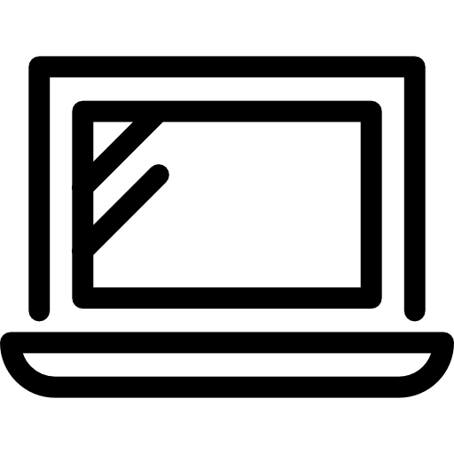 Laptop Detailed Rounded Lineal icon