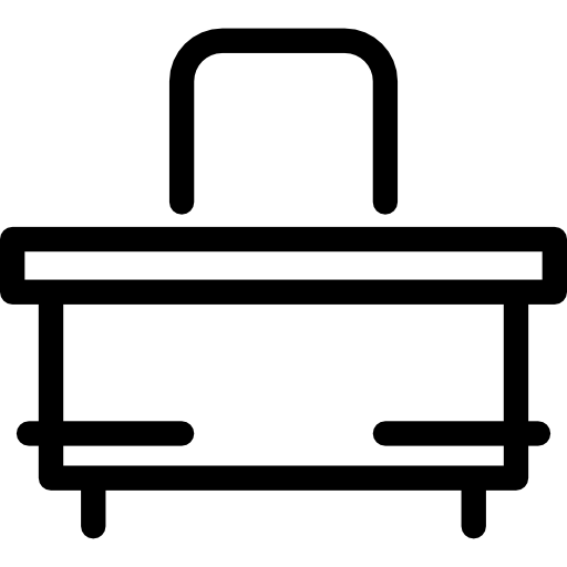 biurko nauczyciela Detailed Rounded Lineal ikona