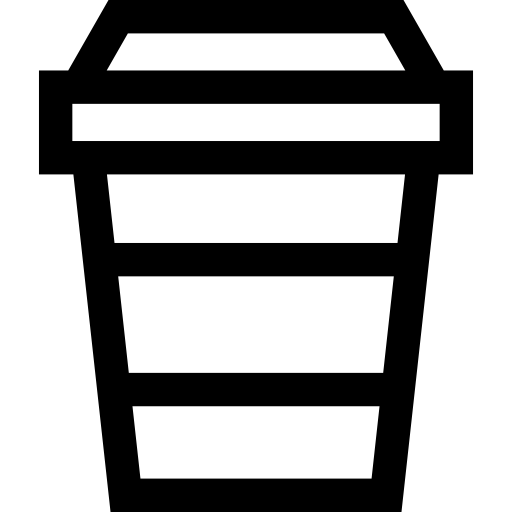 xícara de café Basic Straight Lineal Ícone