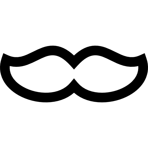 Mustache Basic Straight Lineal icon