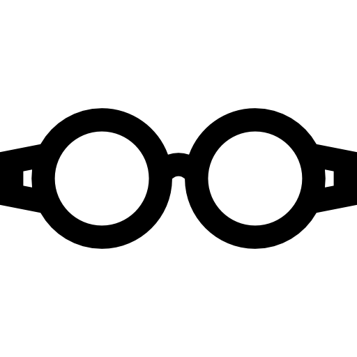Glasses Basic Straight Lineal icon
