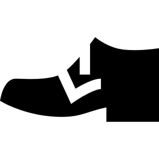 靴 Basic Straight Filled icon
