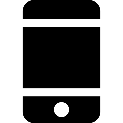 スマートフォン Basic Straight Filled icon