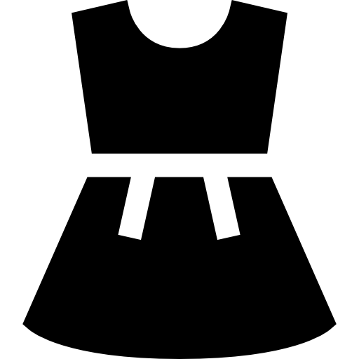 드레스 Basic Straight Filled icon