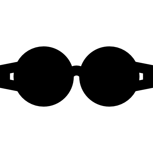 Glasses Basic Straight Filled icon
