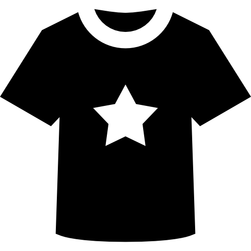 Shirt Basic Straight Filled icon