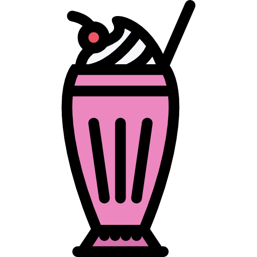 milkshake Coloring Color icoon