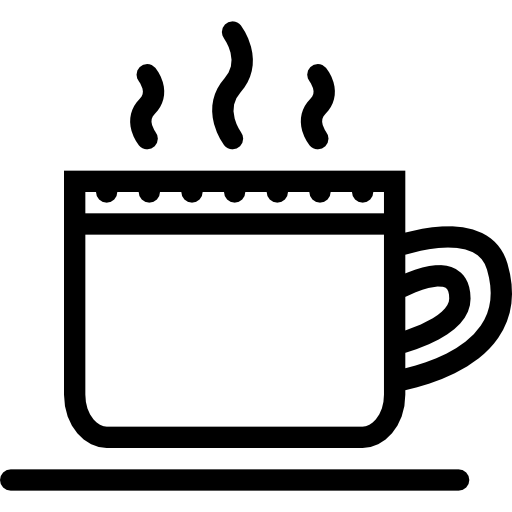Coffee cup Coloring Lineal icon