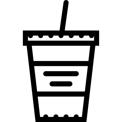 Soda Coloring Lineal icon