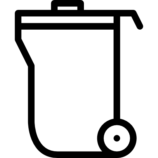 Dumpster Coloring Lineal icon