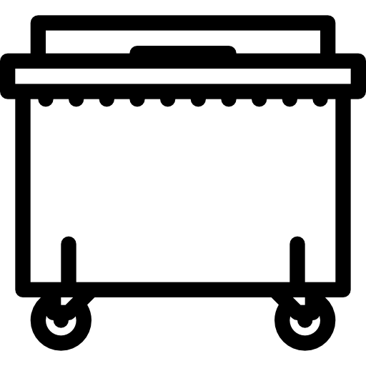 müllcontainer Coloring Lineal icon