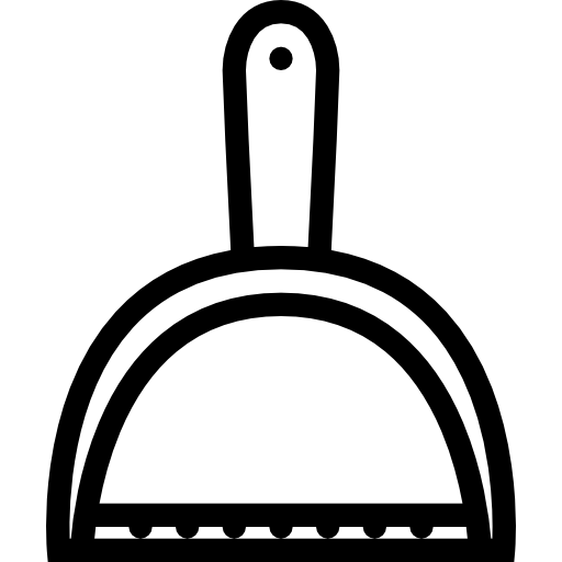 Dustpan Coloring Lineal icon