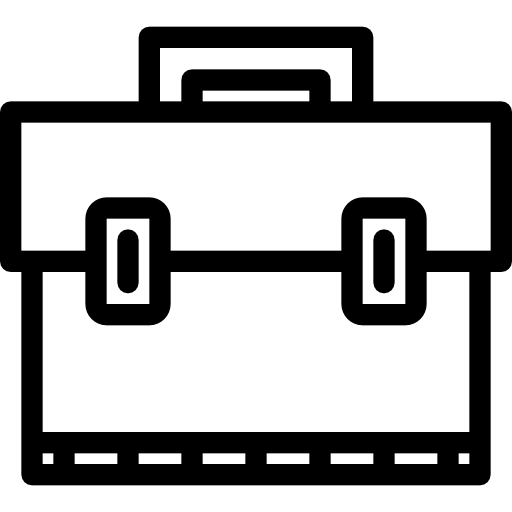 Briefcase Coloring Lineal icon