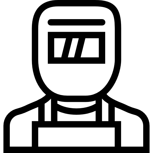 Welder Coloring Lineal icon