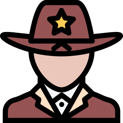sheriff Coloring Color icon