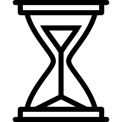 reloj de arena Coloring Lineal icono