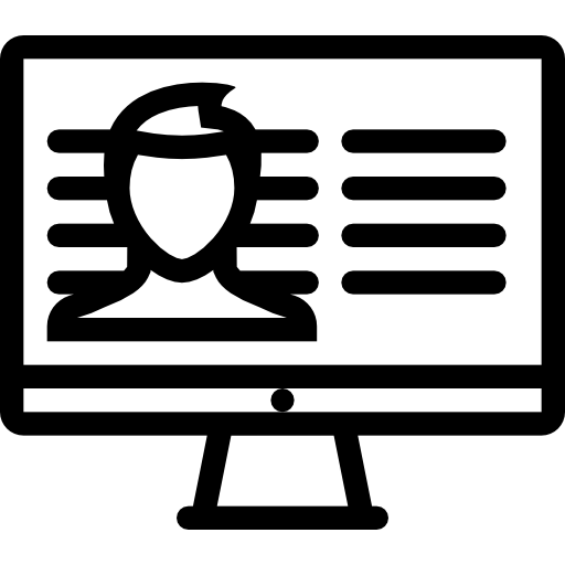 Компьютер Coloring Lineal иконка