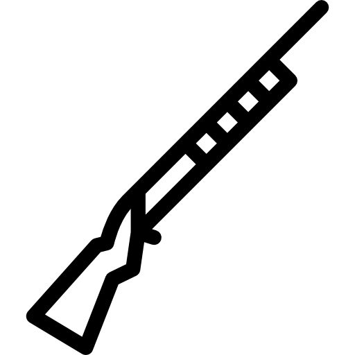 fucile da caccia Coloring Lineal icona