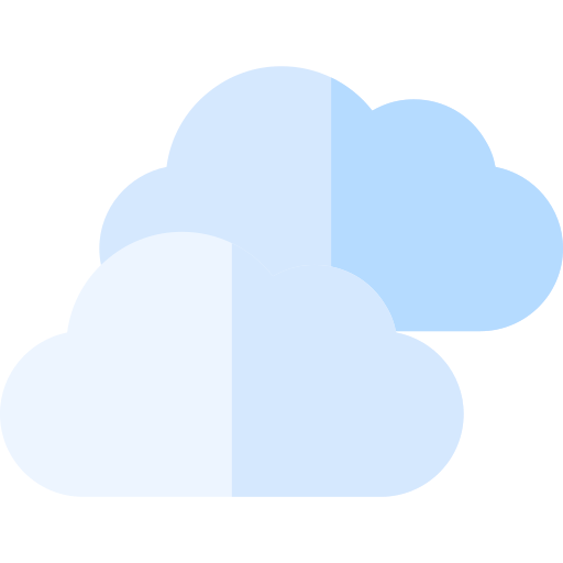 雲 Basic Straight Flat icon