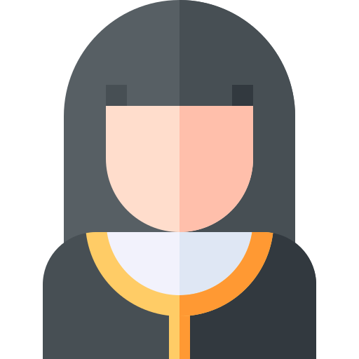 Монахиня Basic Straight Flat иконка