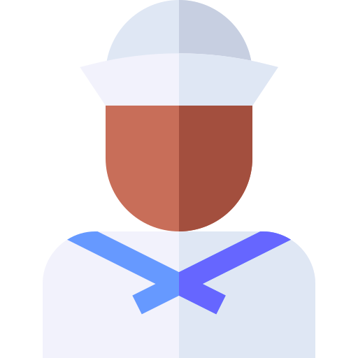 Sailor Basic Straight Flat icon