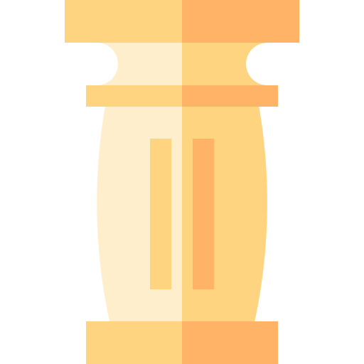 pilier Basic Straight Flat Icône
