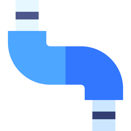 Pipe Basic Straight Flat icon