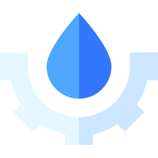 kropla wody Basic Straight Flat ikona