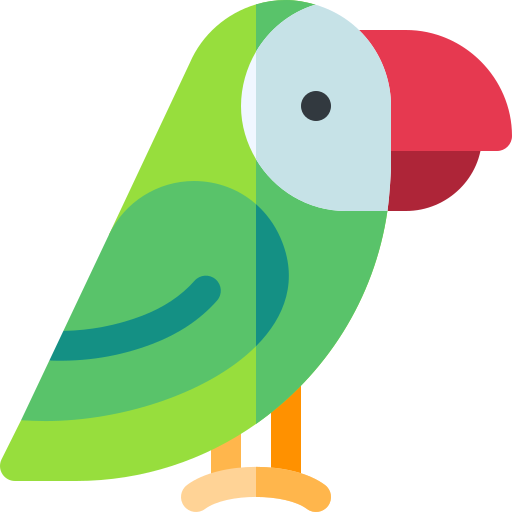 papagei Basic Rounded Flat icon