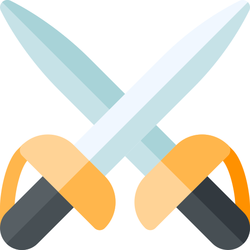 Swords Basic Rounded Flat icon