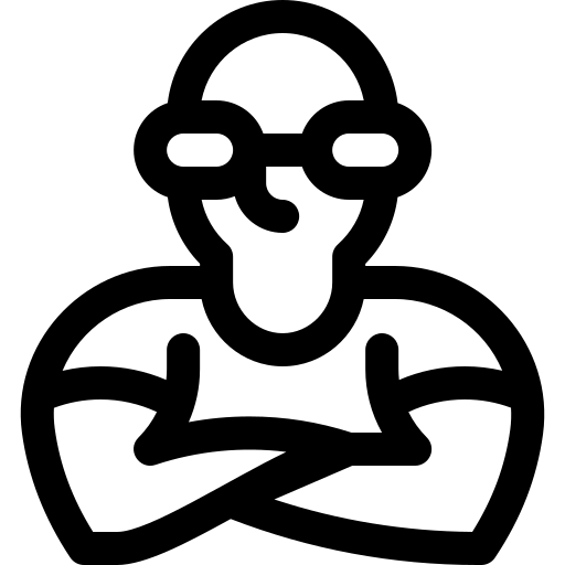 ochroniarz Basic Rounded Lineal ikona