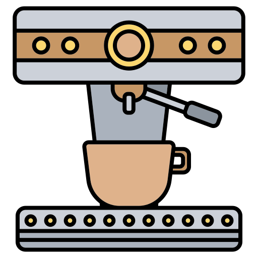 ekspres do kawy Generic Outline Color ikona