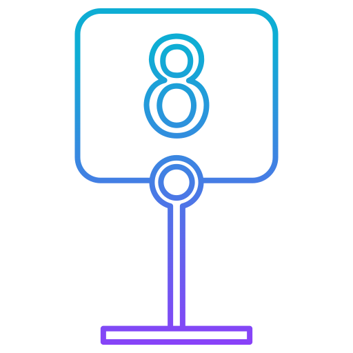 Numbers Generic Gradient icon