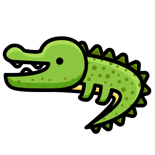 krokodil Generic Outline Color icoon