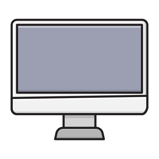 Lcd Vector Stall Lineal Color icon