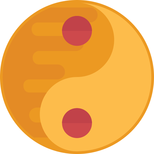 simbolo di yin yang Generic Flat icona