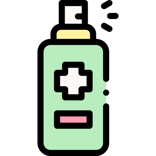 消毒剤 Detailed Rounded Lineal color icon